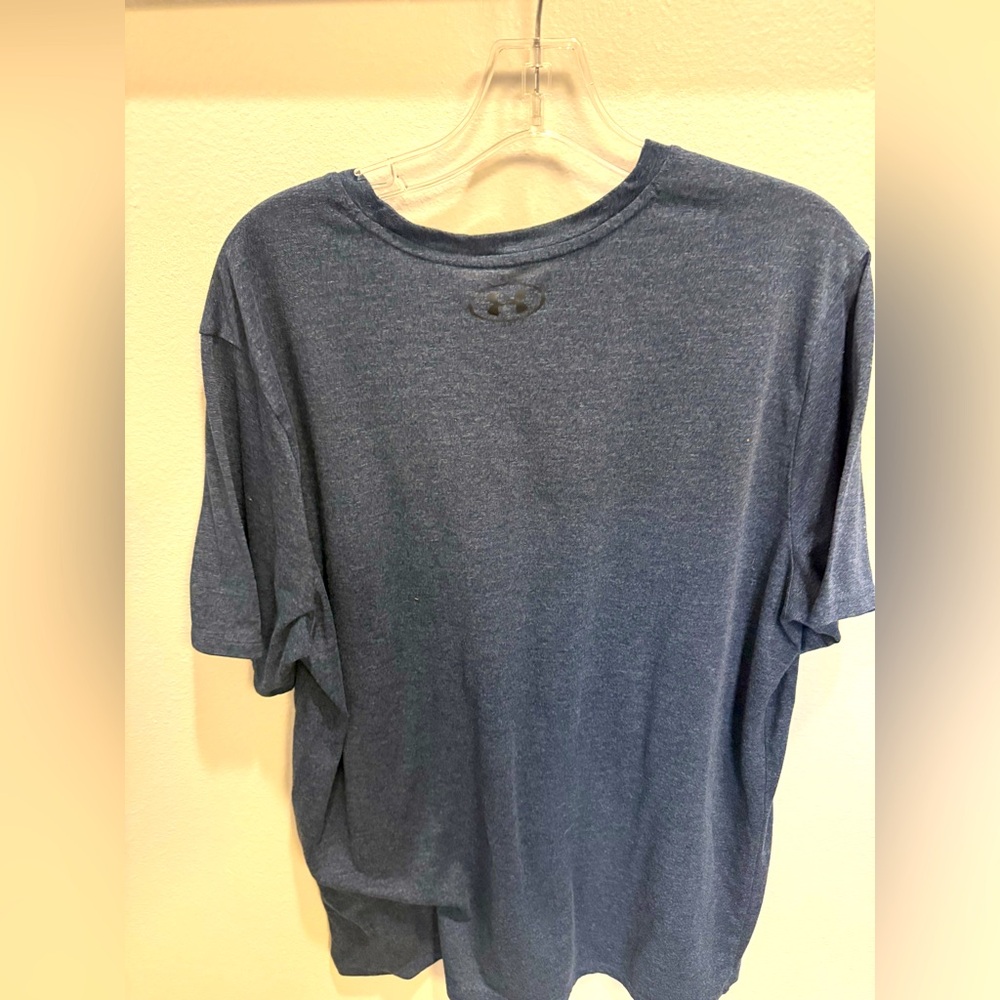 Under Armour Men's Dark blue threadborne XL TG Short Sleeve Tee - Picture 6 of 8